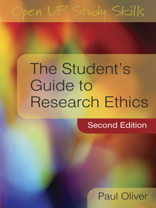 Upplýsingar um The Student's Guide to Research Ethics eftir Paul Oliver - Biðlisti